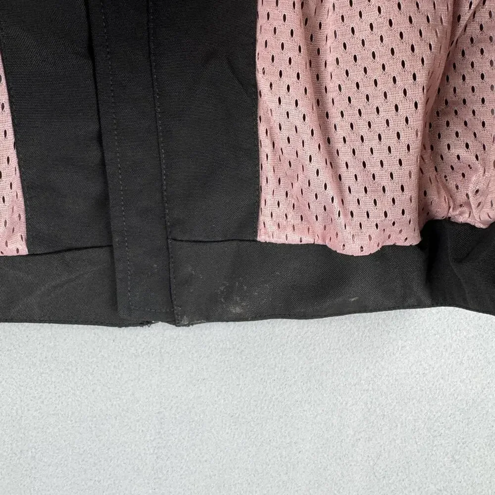 Harley-Davidson Jacket Womens XL Black Mesh Embroidered Motorcycle Riding Zip - Picture 10 of 12